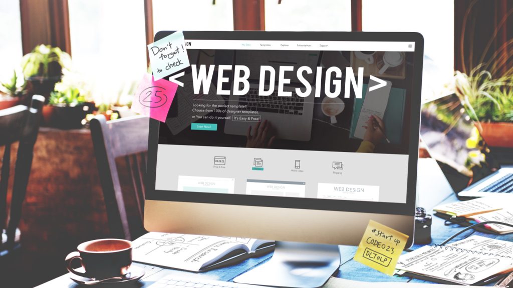 Modern website design for businesses